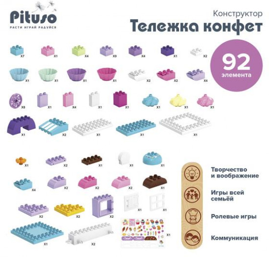 Конструктор «Тележка конфет»