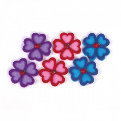 Наклейки из фетра «Клевер» - Фото 1