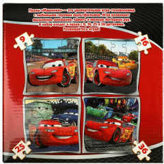 Набор пазлов в коробке 4 в 1 «Машинки» - Фото 4