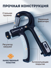 Эспандер кистевой пружинный со счётчиком нажатий - Фото 1