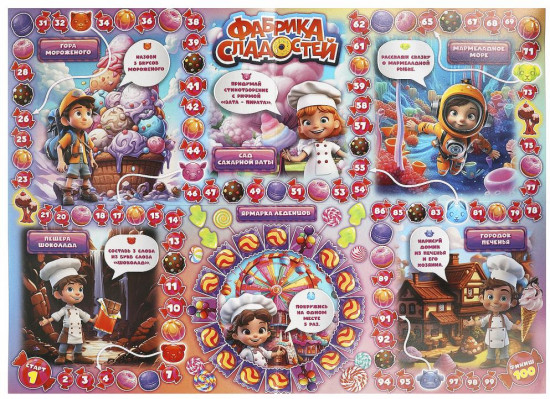 Игра-ходилка «Фабрика сладостей»