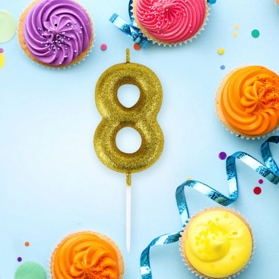 Свеча-цифра для торта «Цифра 8»