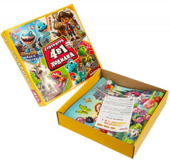 Игра-ходилка 4 в 1 «Суперигра» - Фото 1