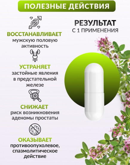 Капсулы для мужского здоровья «Фитол-6»