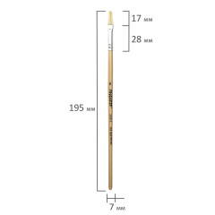 Кисть плоская № 6 - Фото 4