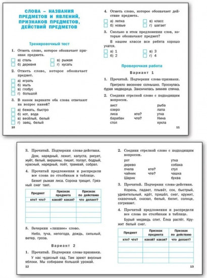 Русский язык. 1 класс. Проверочные и контрольные работы