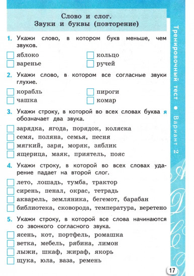 Русский язык. 3 класс. Самостоятельные и контрольные работы