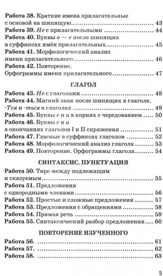 Русский язык. Проверочные работы. 5 класс
