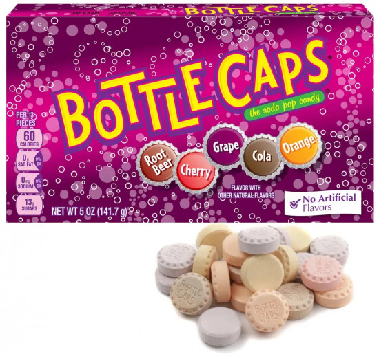 Конфеты жевательные «Bottle Caps. The soda pop candy»