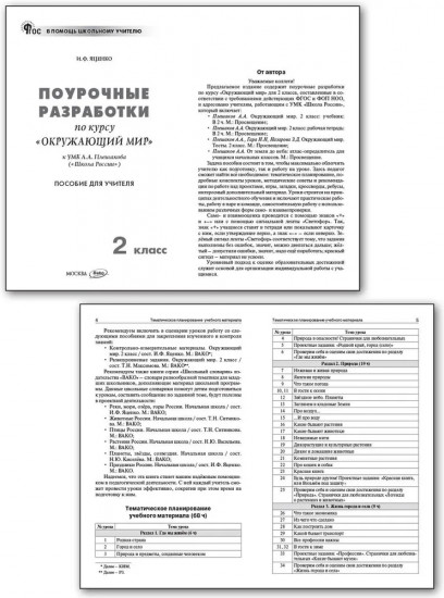 Окружающий мир. 2 класс. Поурочные разработки