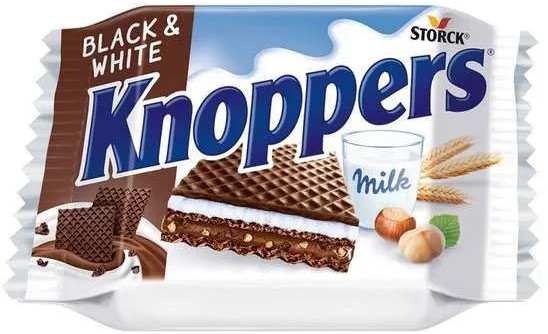 Вафли шоколадные с фундуком «Black&White»