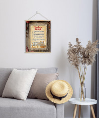 Настенное подвесное панно «Правила семьи» - Фото 1