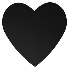 Набор холстов на магните в форме сердца - Фото 3