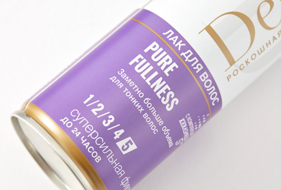 Лак для волос «Pure Fullness»