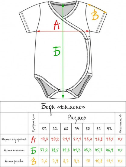 Боди-кимоно детское