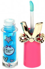 Блеск для губ голографический, тон Голубой - Фото 2