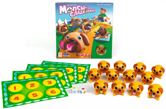 Игра настольная «Мопсы-сладкоежки»