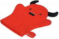 Мочалка-варежка для нежной и чувствительной кожи «Чертенок» - Фото 1