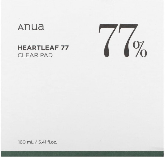 Диски для лица очищающие «Heartleaf 77% Clear Pad»