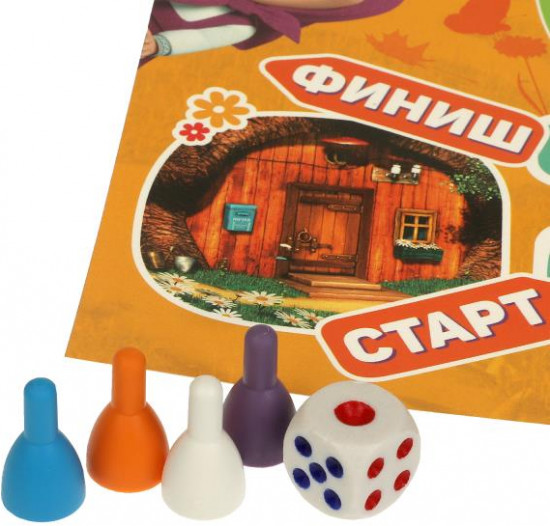 Игра-ходилка на блистере «Маша и Медведь»
