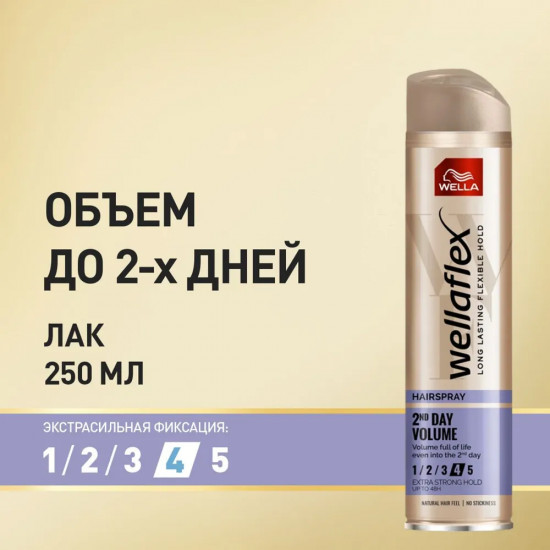 Лак для волос экстрасильной фиксации «2 day volume»