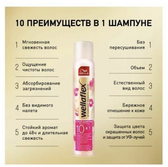 Шампунь для волос сухой «Нежная роза»