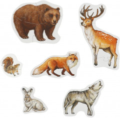 Макси-пазлы для малышей «Лесные животные» - Фото 2