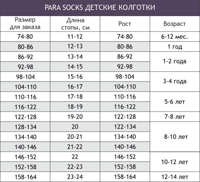 Колготки детские | Para Socks | Фото 3