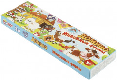 Домино пластиковое «Животные фермы» - Фото 1