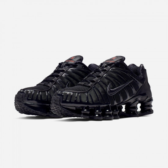 Кроссовки женские «Shox TL Black W Max Orange»