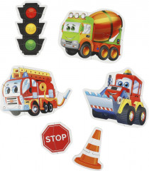 Макси-пазлы для малышей «Полезный транспорт» - Фото 2