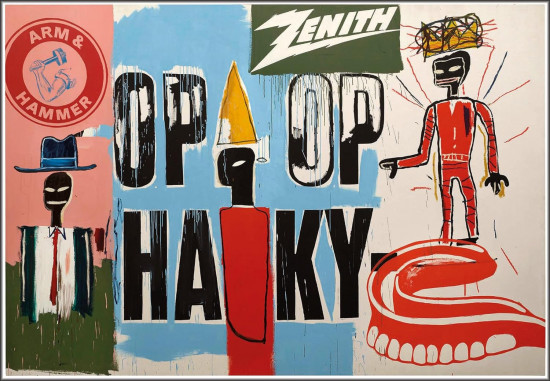 Basquiat X Warhol. Painting Four Hands