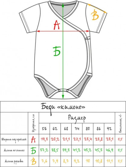 Боди-кимоно детское