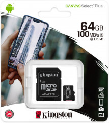 Карта памяти microSD SDCS2/64GB - Фото 1