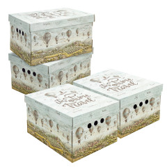 Набор коробов для хранения из микрогофрокартона - Фото 2