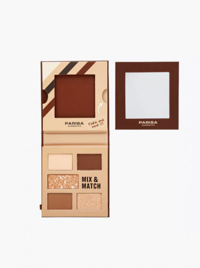 Палетка теней для век «Mix and Match», оттенок 1 Brown