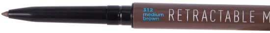 Карандаш для бровей «Retractable micro brow pencil», оттенок 312 Коричневый