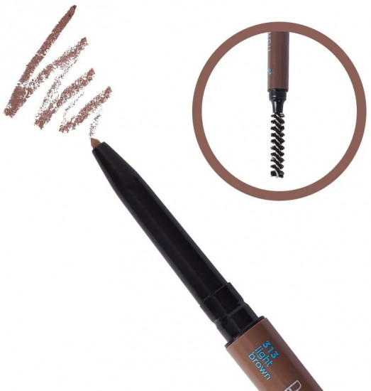 Карандаш для бровей «Retractable micro brow pencil», оттенок 313 Светло-коричневый