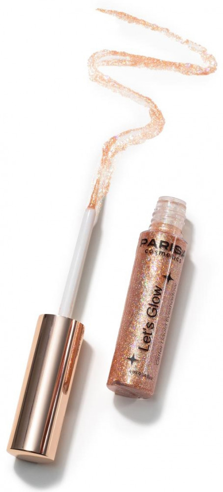 Тени для век жидкие с глиттером «Let’s Glow», оттенок 05 Bronze | Parisa Cosmetics | Фото 1