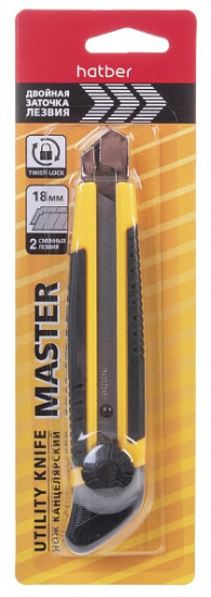 Нож канцелярский «Master»