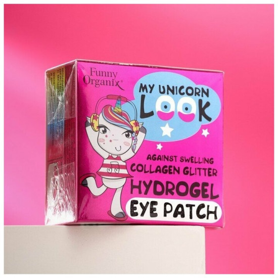 Глиттер-патчи для кожи вокруг глаз коллагеновые «My Unicorn Look»