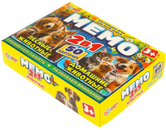 Игра карточная - мемо «Лесные животные. Домашние животные» - Фото 7