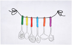 Стикер защитный на кафель «Готовим с настроением» - Фото 1