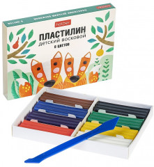 Пластилин восковой «Лисята» - Фото 1