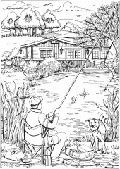 Creative Haven Summer Scenes Coloring Book - Фото 1