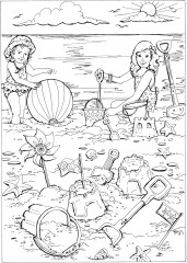 Creative Haven Summer Scenes Coloring Book - Фото 3