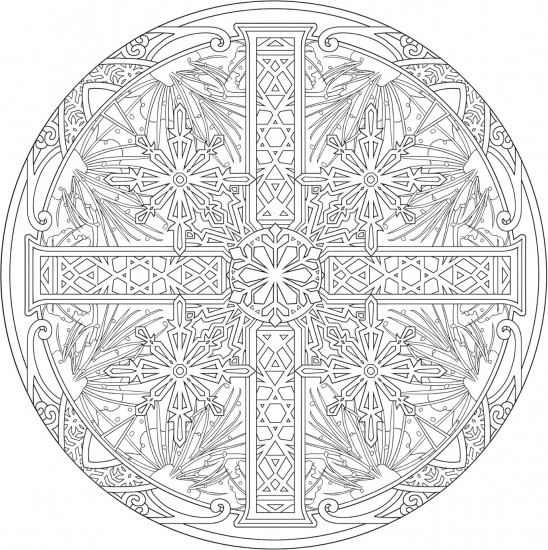 Creative Haven Snowflake Mandalas Coloring Book