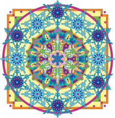 Creative Haven Snowflake Mandalas Coloring Book - Фото 3
