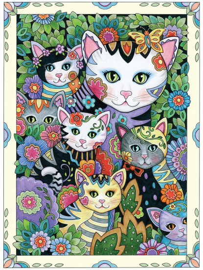 Adult Coloring Creative Kittens Coloring Book