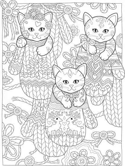 Adult Coloring Creative Kittens Coloring Book
